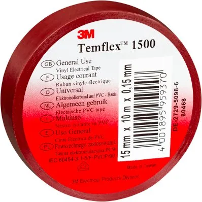 3M Temflex 15 mm isolerbnd, brun, 10 m