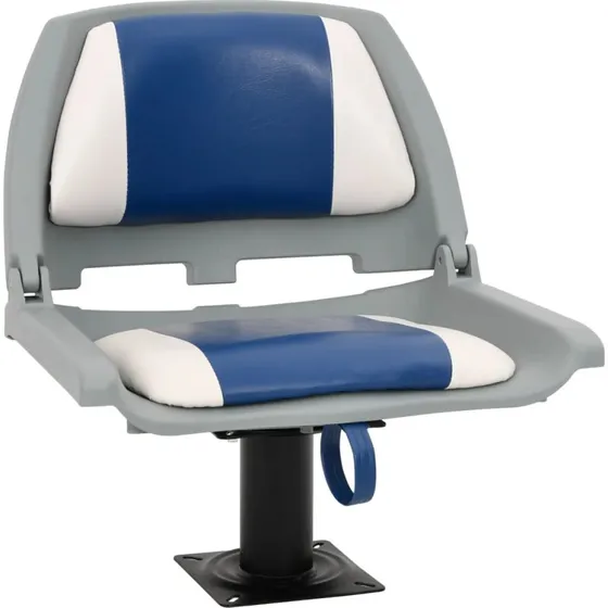 vidaXL bdsdest 2 dele 48x51x41 cm foldbart bl/hvid