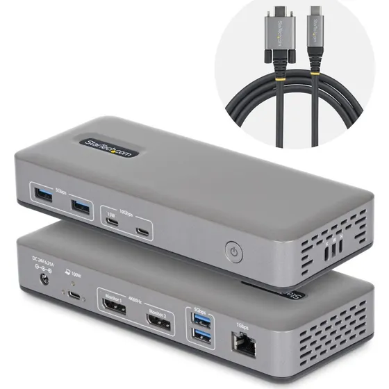 StarTech.com 201UE-USBC-DOCK USB-C dockingstation (grå, 10 Gbit/s)