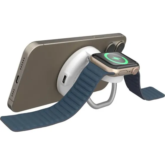 Targus HJ3310WHGL HyperJuice Qi2 2-i-1 trdls oplader 15 W, hvid