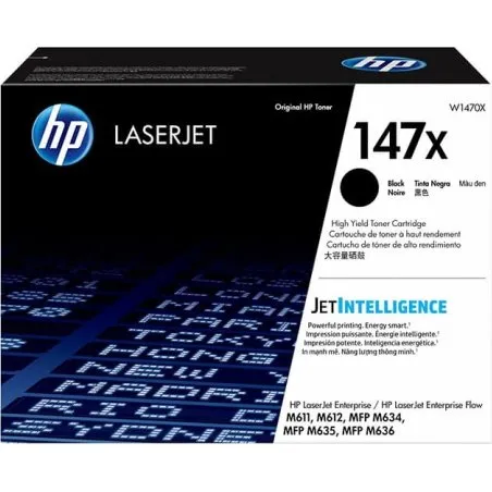 HP Toner 147X (W1470X) Sort  25.200 sider