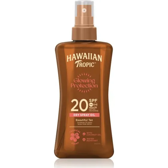 Hawaiian Tropic Protective Dry Spray Oil SPF20 Medium 200 ml
