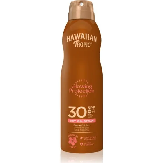 Hawaiian Tropic Kokos- og Mangoolie Dry Oil Spray SPF 30 180 ml