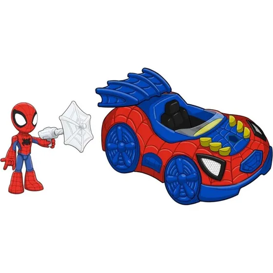 Spidey & Venner Køretøj & Figur 7,6 cm – Spidey