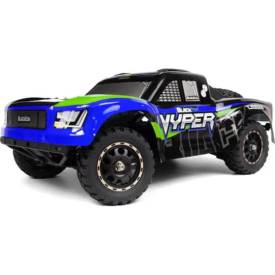 BlackZon Vyper SC 1:16 4WD fjernstyret bil - Bl/Grn
