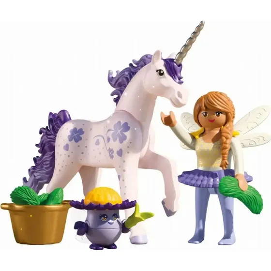 PLAYMOBIL Samlefigur: Lucky Lavender enhjørning med fe