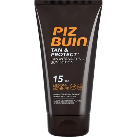 Piz Buin Tan & Protect Intensiverende solmlk SPF 15, 150 ml