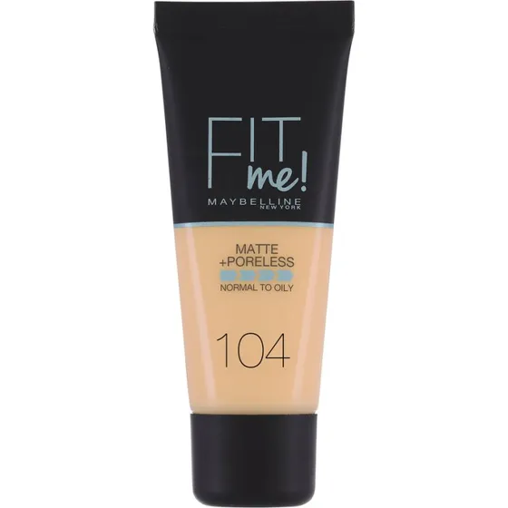 Maybelline Fit Me Matte + Poreless Foundation 104 Soft Ivory 30 ml