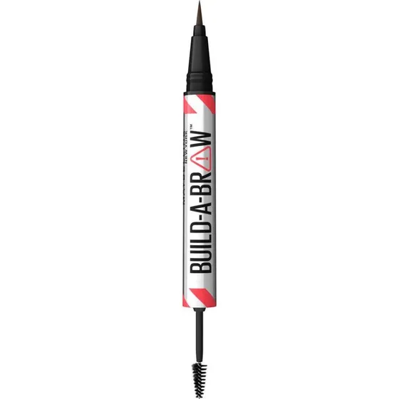 Maybelline Build-A-Brow Øjenbrynspen & Fixeringsgel 260 Dyb Brun