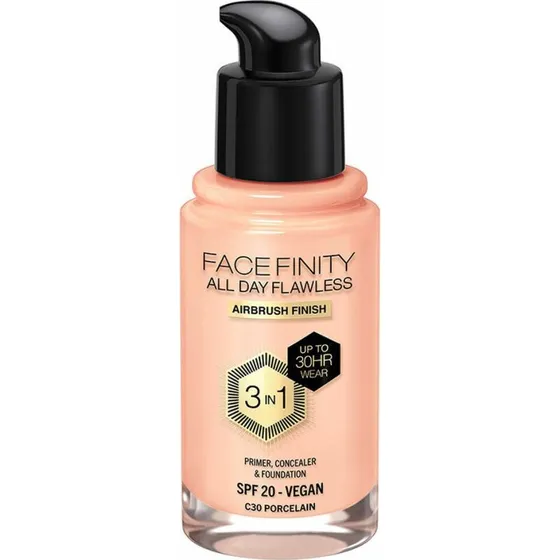 Max Factor Facefinity All Day Flawless 3-i-1 SPF20 C30 Porcelæn 30 ml