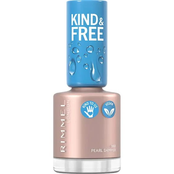 Rimmel London Kind & Free Neglelak 160 Pearl Shimmer, 8 ml