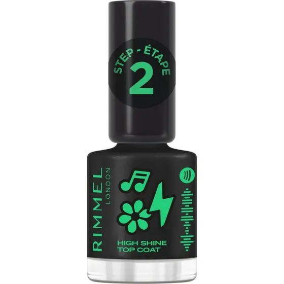 Rimmel High Shine Top Coat 12 ml  Ultra strlende topcoat