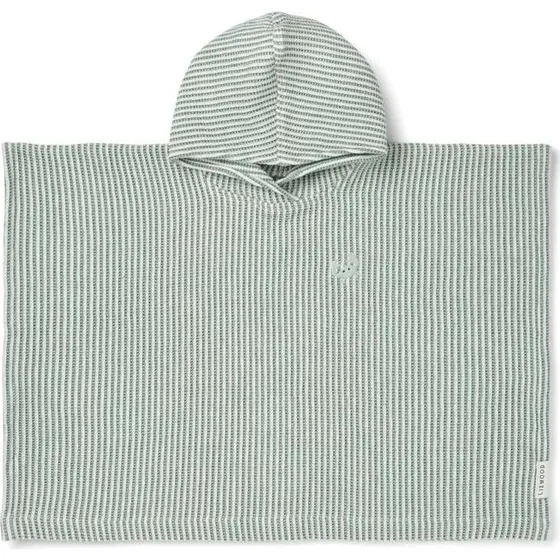 Liewood Paco Poncho Badehndklde Peppermint/Creme de la Creme 1-2 r