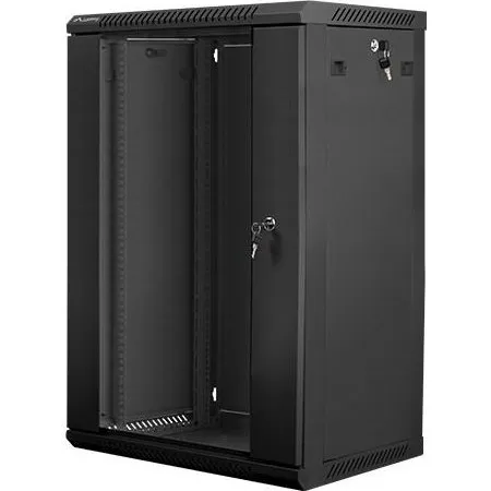 Lanberg 19" vgskab 18U, 600450 mm, sort