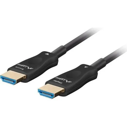 Lanberg HDMI-kabel 8K 80 m HDMI 2.1 AOC, sort