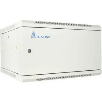 Extralink 6U 600600 mm vghngt rackskab, gr metaldr