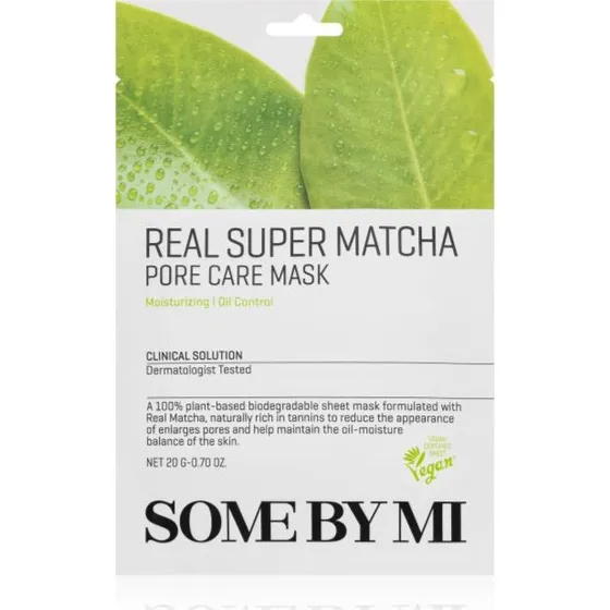 Some By Mi Real Super Matcha Pore Care Sheet Mask 20g