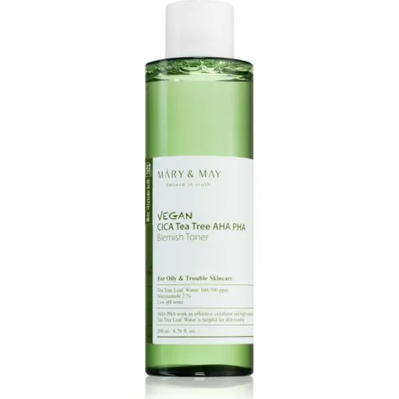 Mary & May Cica Tea Tree AHA PHA Toner 200 ml