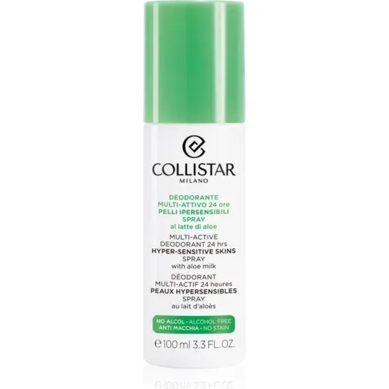 Collistar Multi-aktiv deodorant til hypersensitiv hud 24 t. 100 ml