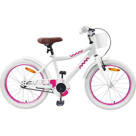 vidaXL Brnecykel 18 tommer (57 r) Hvid