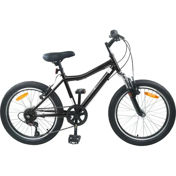vidaXL Brnecykel 24 tommer 6-speed til 812 r, sort