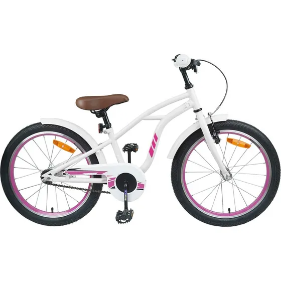 vidaXL Brnecykel 22 tommer (712 r) Hvid