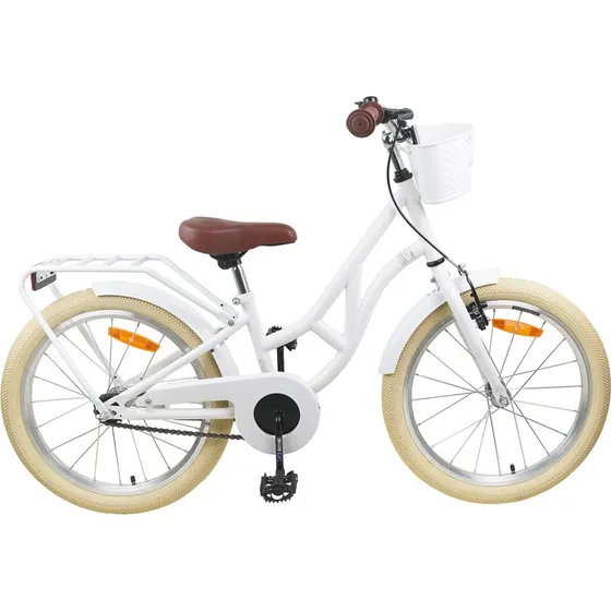 vidaXL Brnecykel 20 tommer 611 r hvid