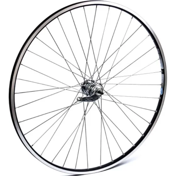 Connect 28" baghjul 1 gear med fodbremse, sølv