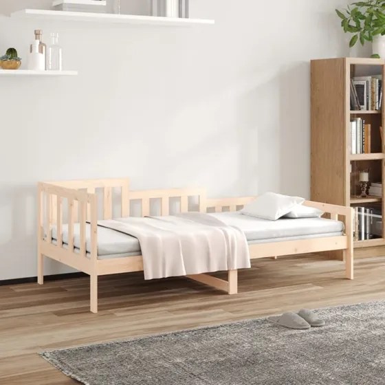 vidaXL daybed i massivt fyrretræ 80x200 cm (uden madras)