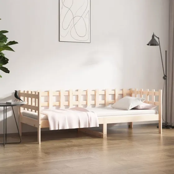 vidaXL daybed 80x200 cm massivt fyrretræ uden madras