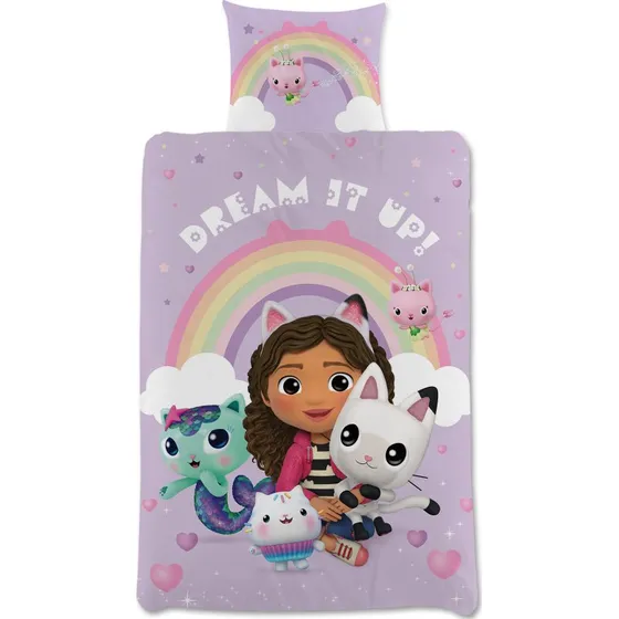 Gabbys Dukkehus Sengesæt junior 100x140 cm