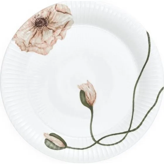 Kähler Hammershøi Poppy middagstallerken Ø27 cm hvid