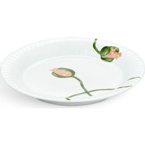 Kähler Hammershøi Poppy kagetallerken Ø19 cm, hvid