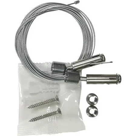 Wirekit 2 m, fast top - justerbar bund