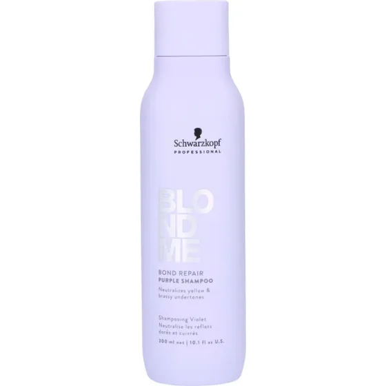 Schwarzkopf BLONDME Bond Repair Purple Shampoo 300 ml