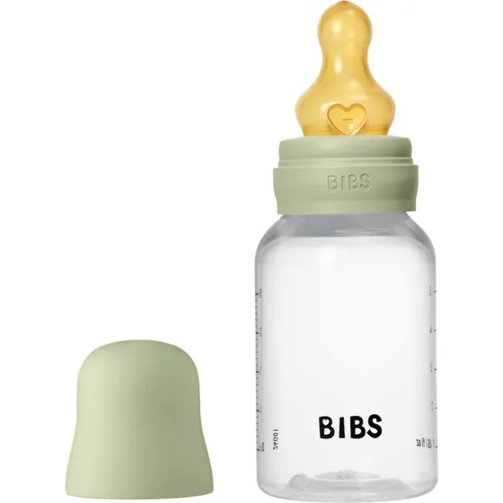 BIBS Sutteflaske 150 ml - PP/naturgummi - Sage