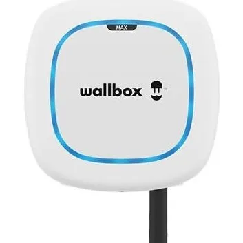 Wallbox Pulsar Max 22 kW ladestander, WiFi/BT, hvid, 7 m kabel