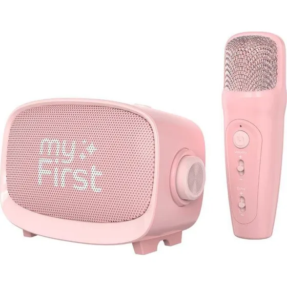 myFirst Voice 2 FV5201SA-PK01 Bluetooth højttaler m/mikrofon - Pink - 8W