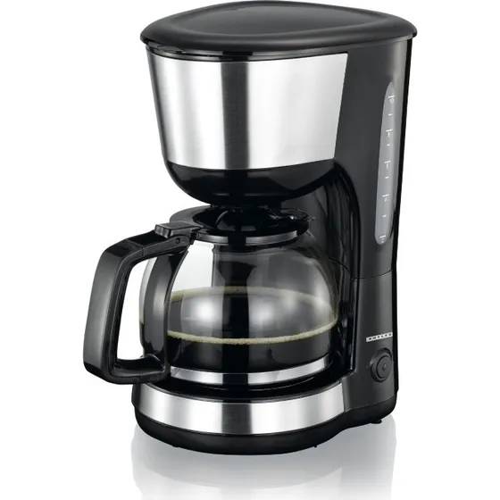 Butler Kaffemaskine 1,25 l 1000W – 10 kopper, Sort/Rustfrit stål