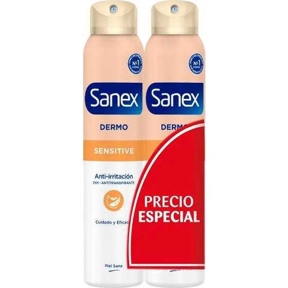 Sanex Sensitive Deodorant Spray 2 x 200 ml