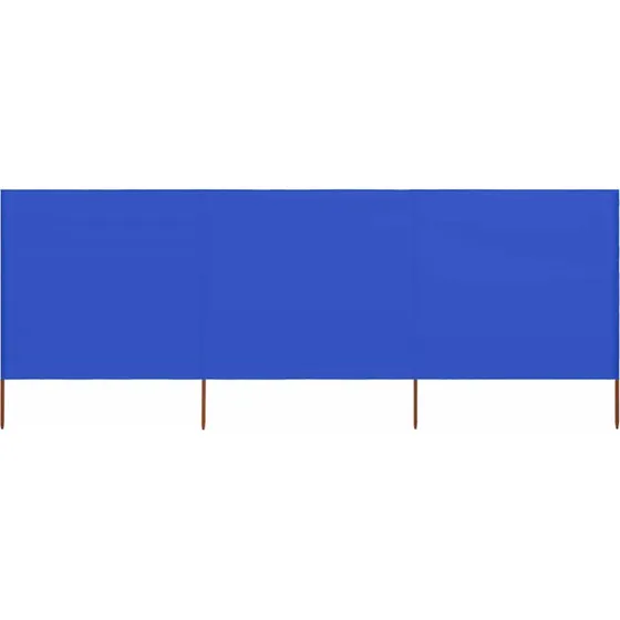 vidaXL 3-panels læsejl 400x120 cm azurblå
