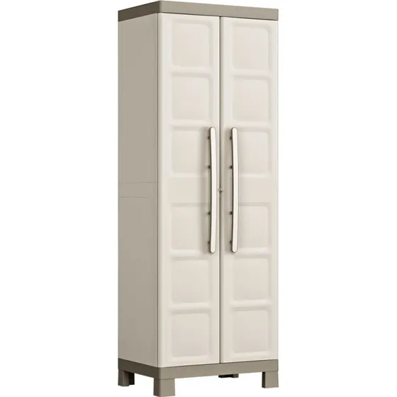 Keter Excellence opbevaringsskab 182 cm beige/gråbrun