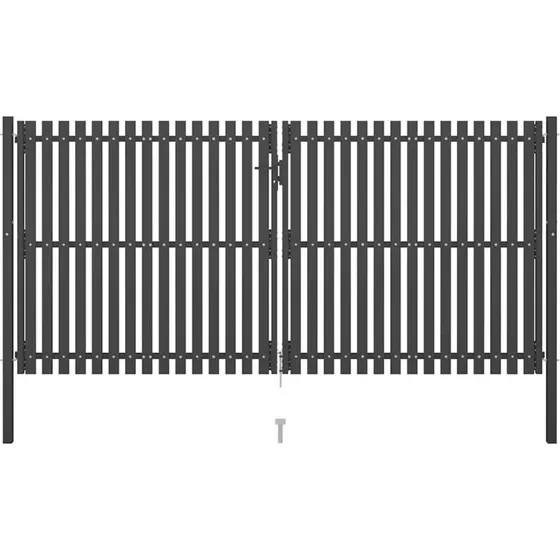 vidaXL havelge i stl 400x175 cm - antracitgr