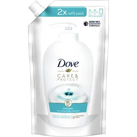 Dove Care & Protect Håndsæbe Refill 500 ml
