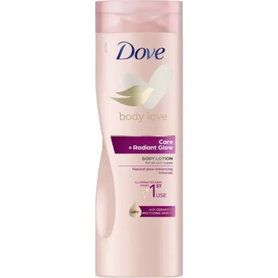 Dove Radiant Glow Bodylotion 400 ml (til alle hudtyper)