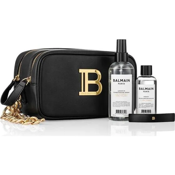 Balmain Signature Bag Medium Sort (Leave-in, Argan Elixir, Barrette)