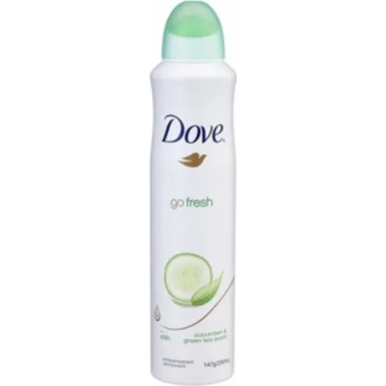 Dove Go Fresh Deodorant Spray Agurk & Grøn Te 250 ml
