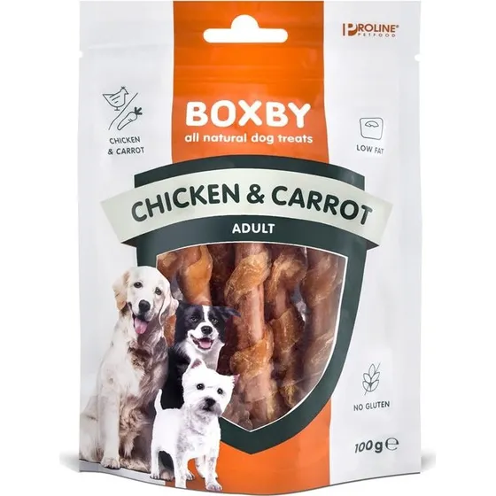 BOXBY Kylling & Gulerod 100 g