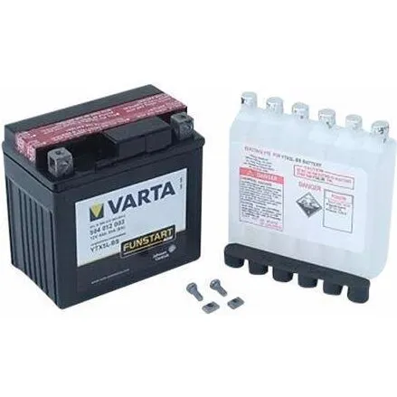Varta 504 012 003 Powersports AGM 12V 4Ah (YTX5L-BS, +pol højre)
