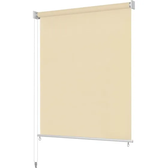 vidaXL udendørs rullegardin 400 x 230 cm cremefarvet